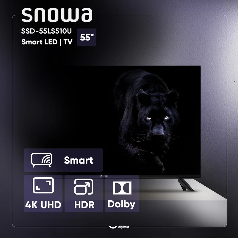 تلویزیون ال ای دی هوشمند اسنوا مدل SSD-55LS510U سایز 55 اینچ